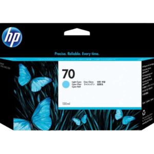 hp 70 cyan light cartucho de tinta original c9390a