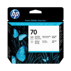 hp 70 negro photo/gris claro cabezal de impresion original c9407a
