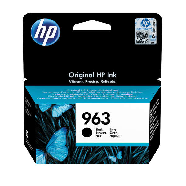 hp 963 negro cartucho de tinta original 3ja26ae