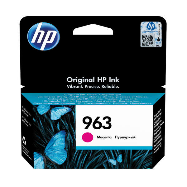 hp 963 magenta cartucho de tinta original 3ja24ae