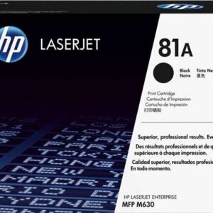 hp cf281a negro cartucho de toner original 81a
