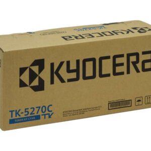 kyocera tk5270 cyan cartucho de toner original 1t02tvcnl0/tk5270c