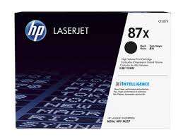 hp cf287x negro cartucho de toner original 87x