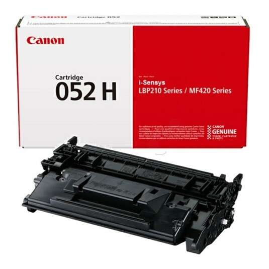 canon 052h negro cartucho de toner original 2200c002