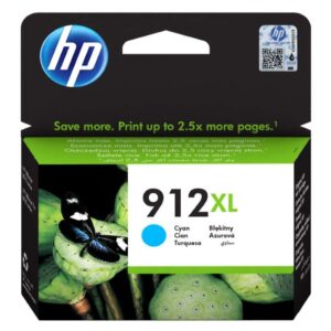hp 912xl cyan cartucho de tinta original 3yl81ae