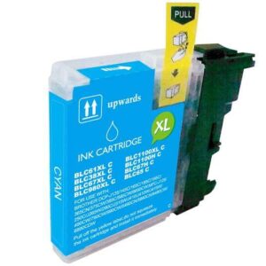 bulk brother lc980xl/lc1100xl/lc985xl cyan cartucho de tinta generico reemplaza lc980c/lc1100c/lc985c