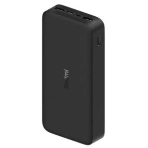 xiaomi redmi bateria externa/power bank 20000 mah carga rapida 18w 2x usb a , 1x usb c, 1x micro usb color negro
