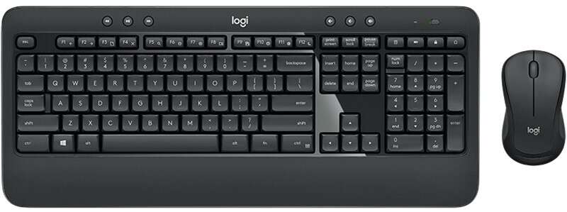 logitech mk540 advanced pack inalambrico teclado k540 + raton m310 3 botones uso ambidiestro color negro