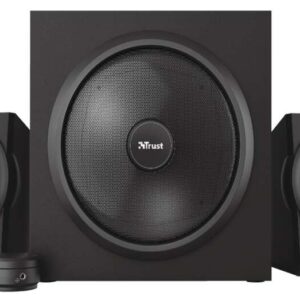 trust yuri sistema de altavoces 2.1 120w subwoofer 30w control de bajos cable de 1.50m color negro
