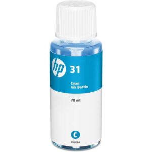 hp 31 cyan botella de tinta original 1vu26ae