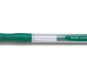 pilot portaminas supergrip h185 trazo 0.5mm mina hb cuerpo verde