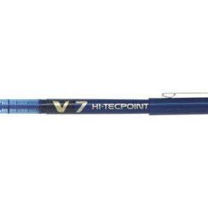 pilot boligrafo de tinta liquida v7 hi tecpoint rollerball punta fina de aguja 0.7mm trazo 0.5mm color azul