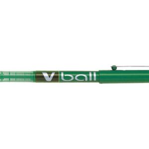 pilot boligrafo de tinta liquida v ball 05 rollerball punta de bola redonda 0.5mm trazo 0.3mm color verde
