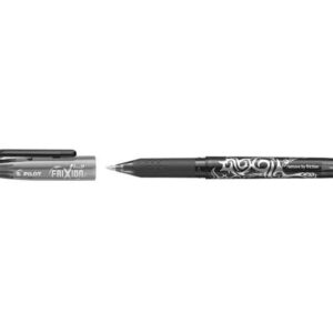 pilot frixion ball boligrafo de gel borrable punta de bola 0.7mm trazo 0.4mm grip ergonomico color negro