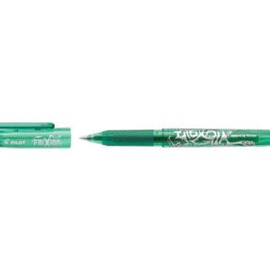 pilot frixion ball boligrafo de gel borrable punta de bola 0.7mm trazo 0.4mm grip ergonomico color verde