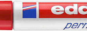 edding 3000 rotulador permanente punta redonda de 1.5mm trazo entre 1.5 y 3mm recargable secado rapido color rojo