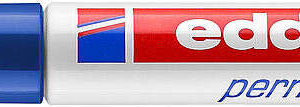 edding 3000 rotulador permanente punta redonda de 1.5mm trazo entre 1.5 y 3mm recargable secado rapido color azul