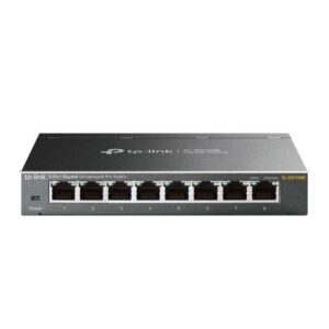 tp link switch easy smart 8 puertos gigabit plug & play carcasa metalica tecnologia verde