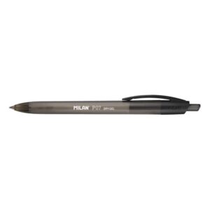 milan p07 dry gel boligrafo de gel retractil punta 0.7mm secado rapido color negro