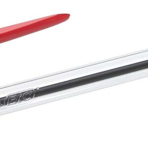 bic cristal original boligrafo de bola punta redonda de 1.0mm trazo 0.4mm tinta con base de aceite color rojo