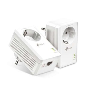 tp link kit de inicio av1000 gigabit powerline con enchufe incorporado