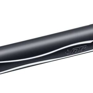 bic gel ocity quick dry boligrafo de gel retractil punta media de 0.7 mm tinta de gel anti manchas secado ultra rapido color negro