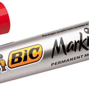 bic marking 2000 ecolutions rotulador permanente tinta con base de alcohol ecologico secado rapido color rojo