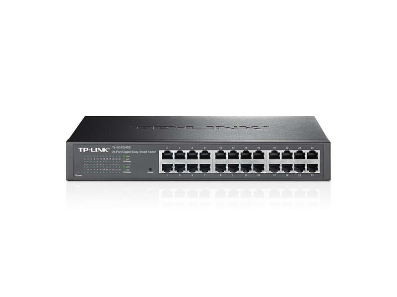 tp link switch de 24 puertos gigabit easy smart tecnologia verde plug & play