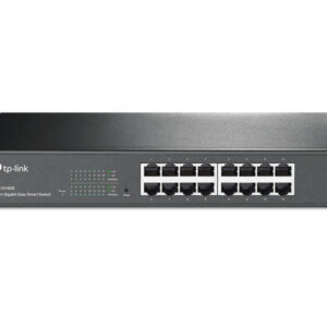 tp link switch easy smart de 16 puertos gigabit plug & play tecnologia verde