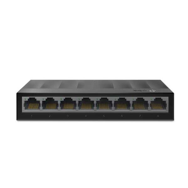 tp link switch de escritorio 8 puertos 10/100/1000mbps tecnologia verde control de flujo plug & play
