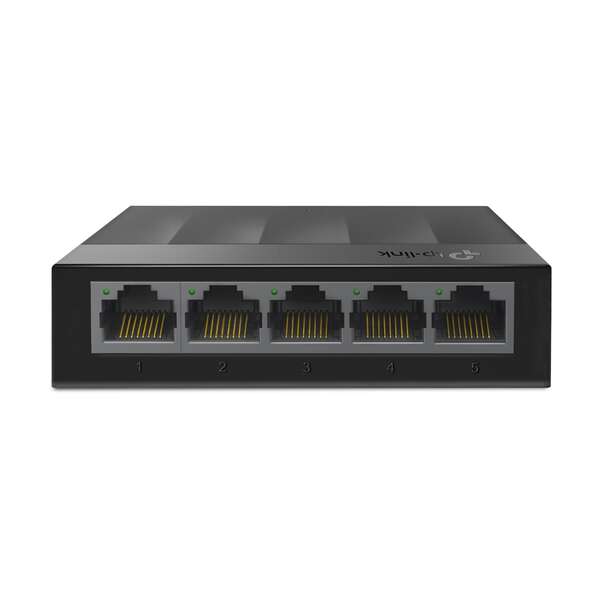 tp link switch de escritorio 5 puertos 10/100/1000mbps tecnologia verde control de flujo plug & play