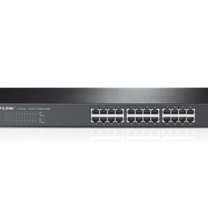 tp link switch para bastidor 24 puertos a 10/100 mbps tecnologia verde