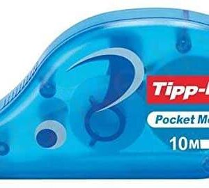 tipp ex pocket mouse cinta correctora 4.20mm x 10m resistente escritura instantanea capuchon protector