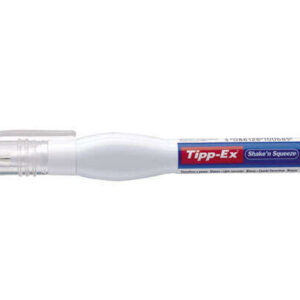tipp ex shake'n squeeze boligrafo corrector 8ml formula de secado rapido punta metalica