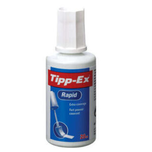 tipp ex rapid liquido corrector 20ml formula de secado rapido aplicador de espuma