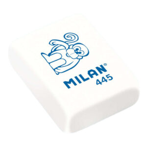 milan 445 goma de borrar rectangular miga de pan caucho sintetico dibujos infantiles colores surtidos