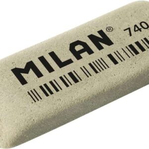 milan 740g goma de borrar abrasiva biselada flexible miga de pan caucho color gris