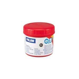 milan bote de tempera 40ml secado rapido mezclable color rojo bermellon