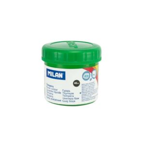 milan bote de tempera 40ml secado rapido mezclable color verde claro