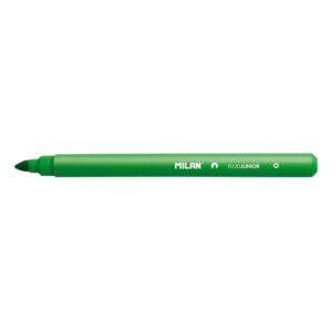 milan junior marcador fluorescente punta biselada 1 4mm color verde