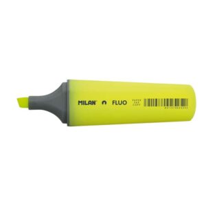 milan marcador fluorescente punta biselada 1 4.8mm color amarillo