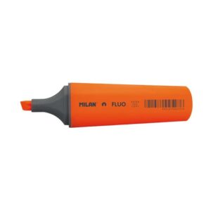 milan marcador fluorescente punta biselada 1 4.8mm color naranja