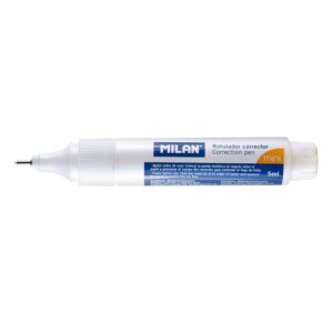 milan boligrafo corrector mini punta metalica capacidad 5ml