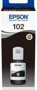 epson 102 negro botella de tinta pigmentada original c13t03r140