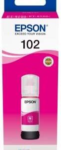 epson 102 magenta botella de tinta original c13t03r340