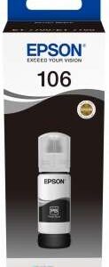 epson 106 negro photo botella de tinta original c13t00r140