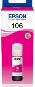 epson 106 magenta botella de tinta original c13t00r340