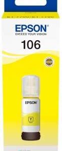 epson 106 amarillo botella de tinta original c13t00r440