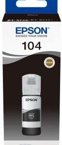 epson 104 negro botella de tinta original c13t00p140