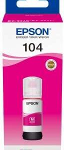 epson 104 magenta botella de tinta original c13t00p340